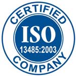 ISO 13485:2003 Certified